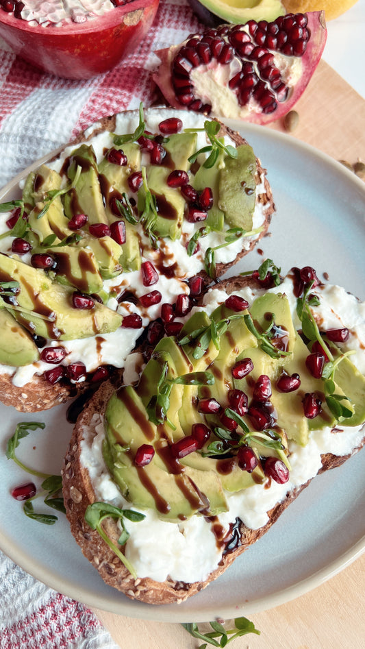 Protein-Packed Holiday Avocado Toast