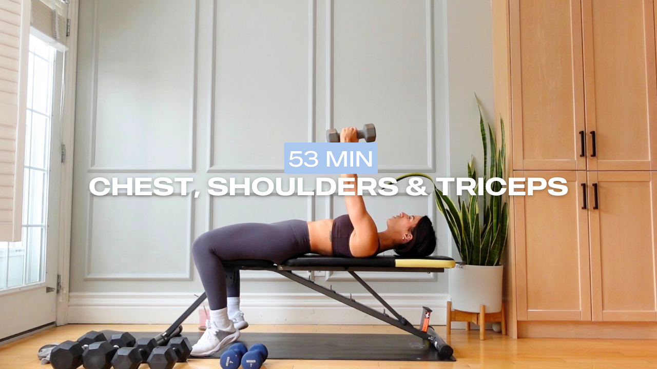 * NEW * 53 Min Chest, Shoulder & Triceps