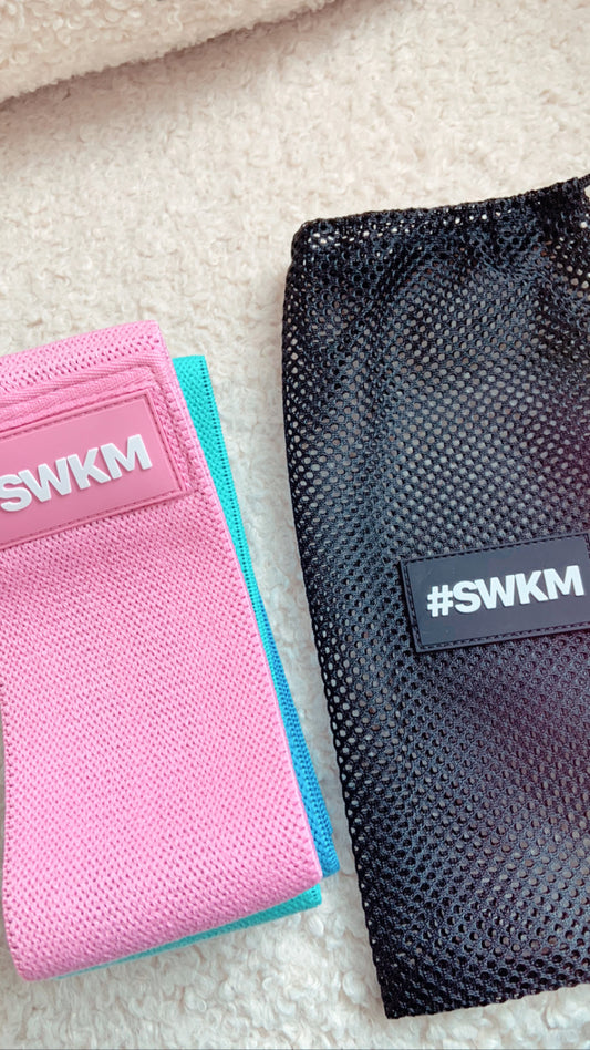 STRONGERWITHKM™ [#SWKM] Hip/Booty Cotton Resistance Bands