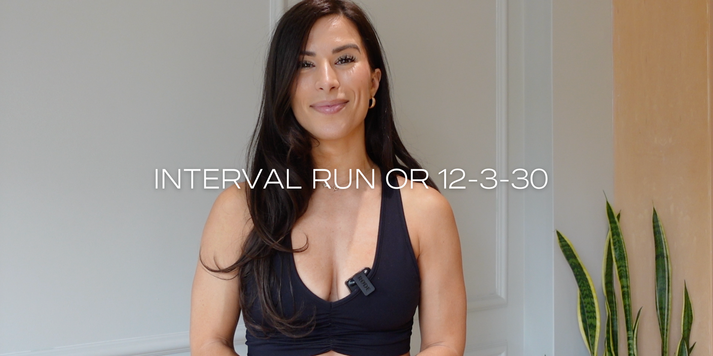 Summer Shred 2025 - Interval Run or 12-3-30