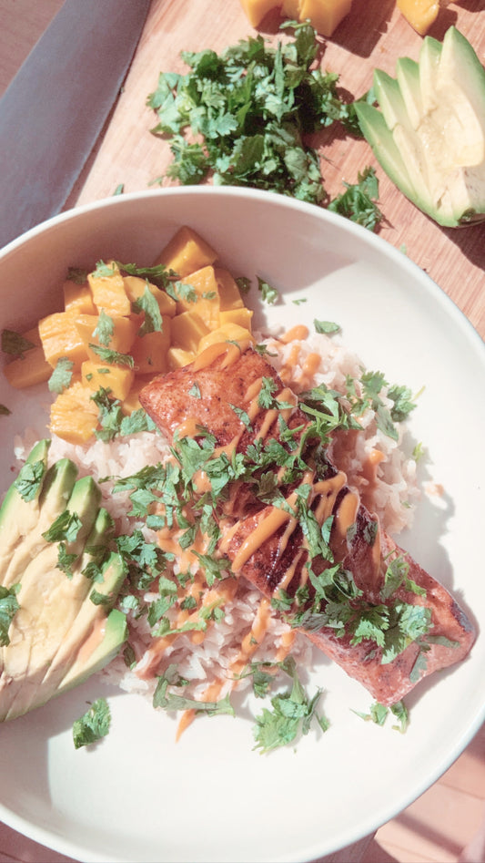 Mango Salmon Bowl