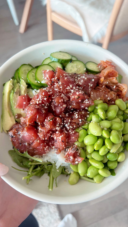 15 Min Tuna Poke Bowl