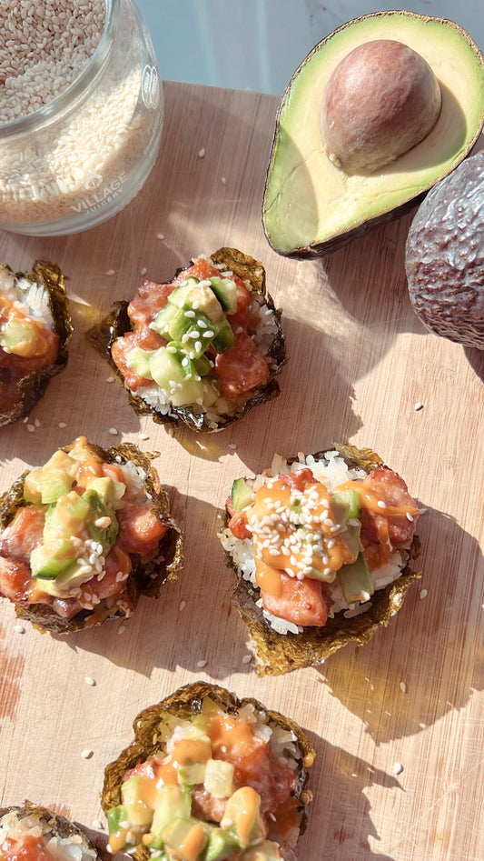 Oven Baked Spicy Salmon Cups