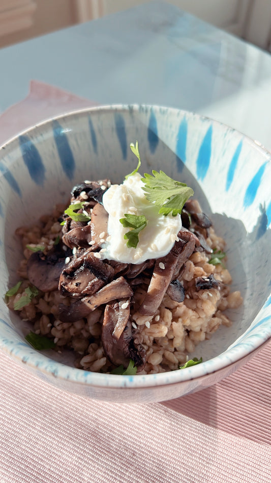 Sesame & Mushroom Barley