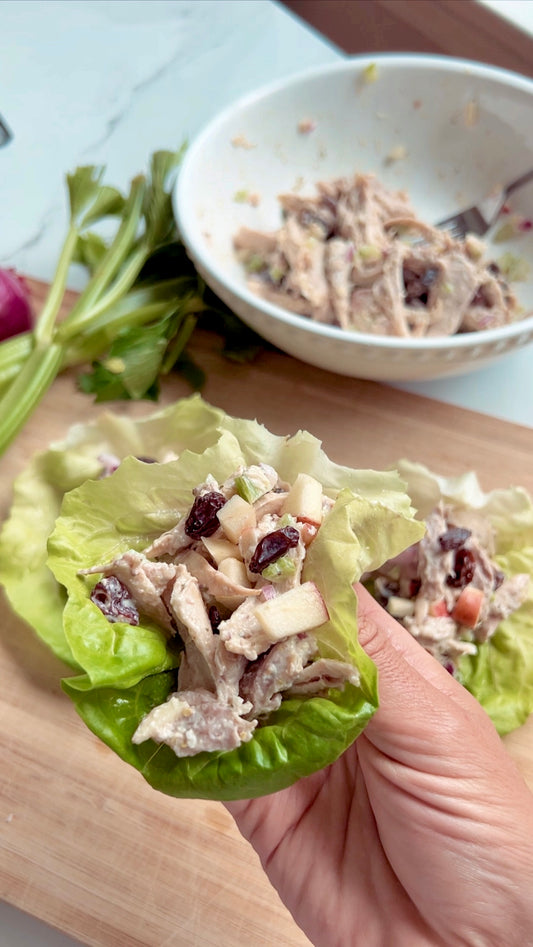 Honey Dijon Chicken Lettuce Cups