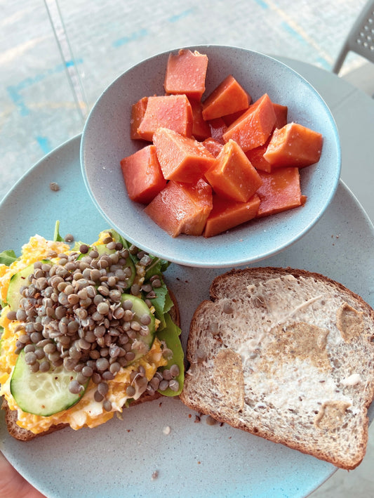 High Protein Loaded Breakfast Sandwich