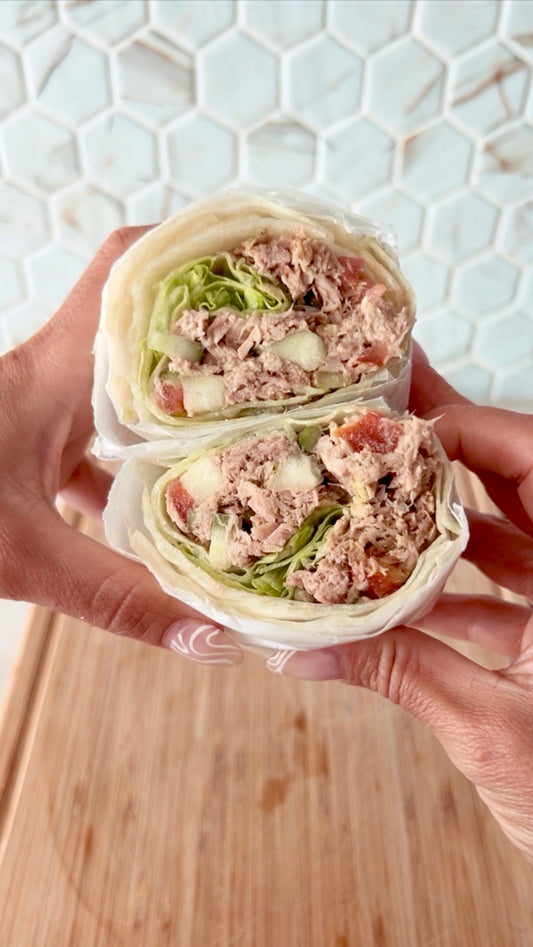 Viral Lettuce Wrap with Tuna