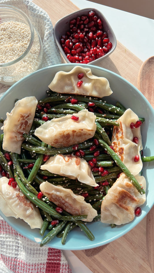 Green Beans And Gyoza