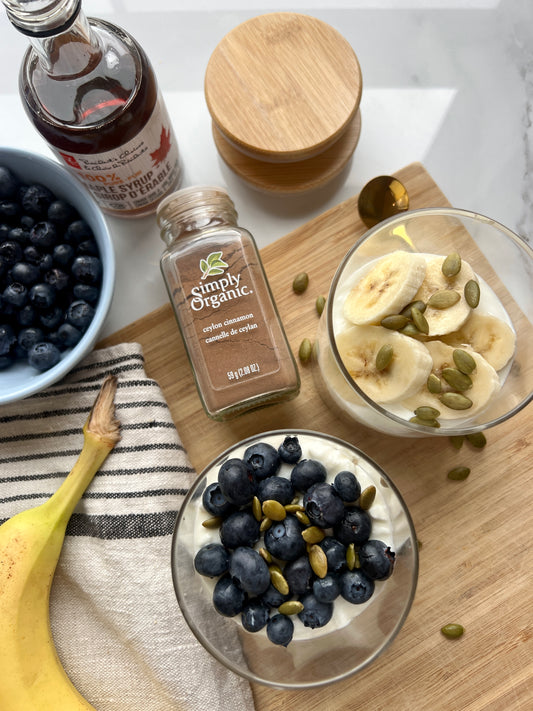 10 Min Banana Blueberry Stovetop Oats