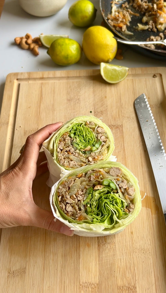 Deconstructed Spring Roll Lettuce Wraps