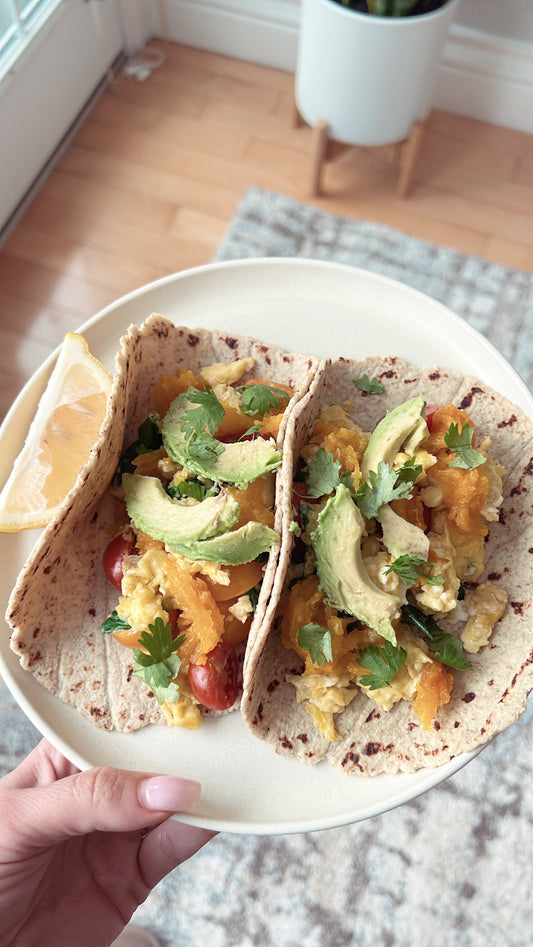 Pumpkin Breakfast Tacos