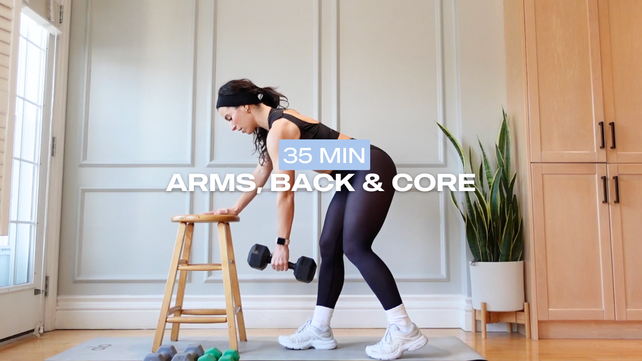 * NEW * 35 Min Arms, Back & Core