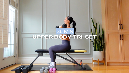 * NEW * 36 Min Upper Body Tri-Set *Push*