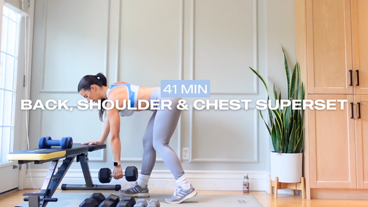 * NEW * 41 Min Back, Shoulder & Chest Superset