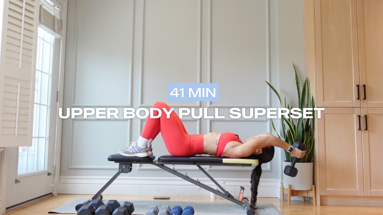 * NEW * 41 Min Upper Body Pull Superset