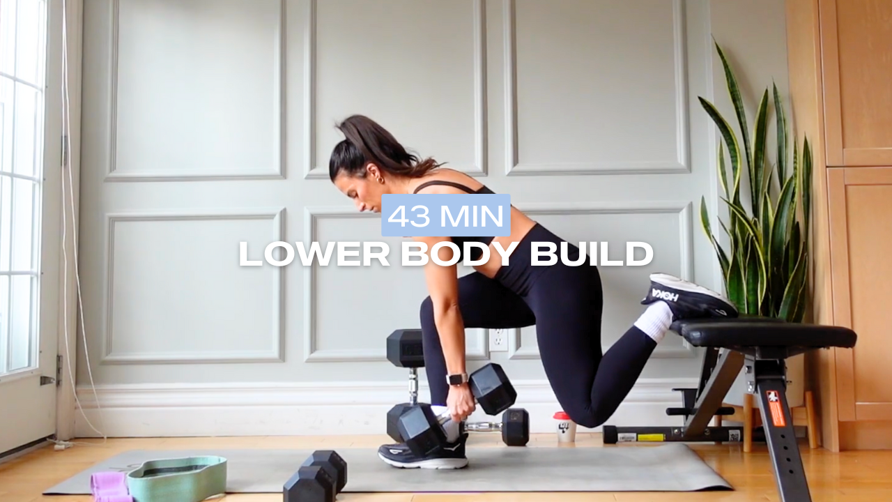 * NEW * 43 Min Lower Body Build – STRONGERWITHKM