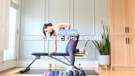 * NEW *  50 Min Back, Biceps & Core