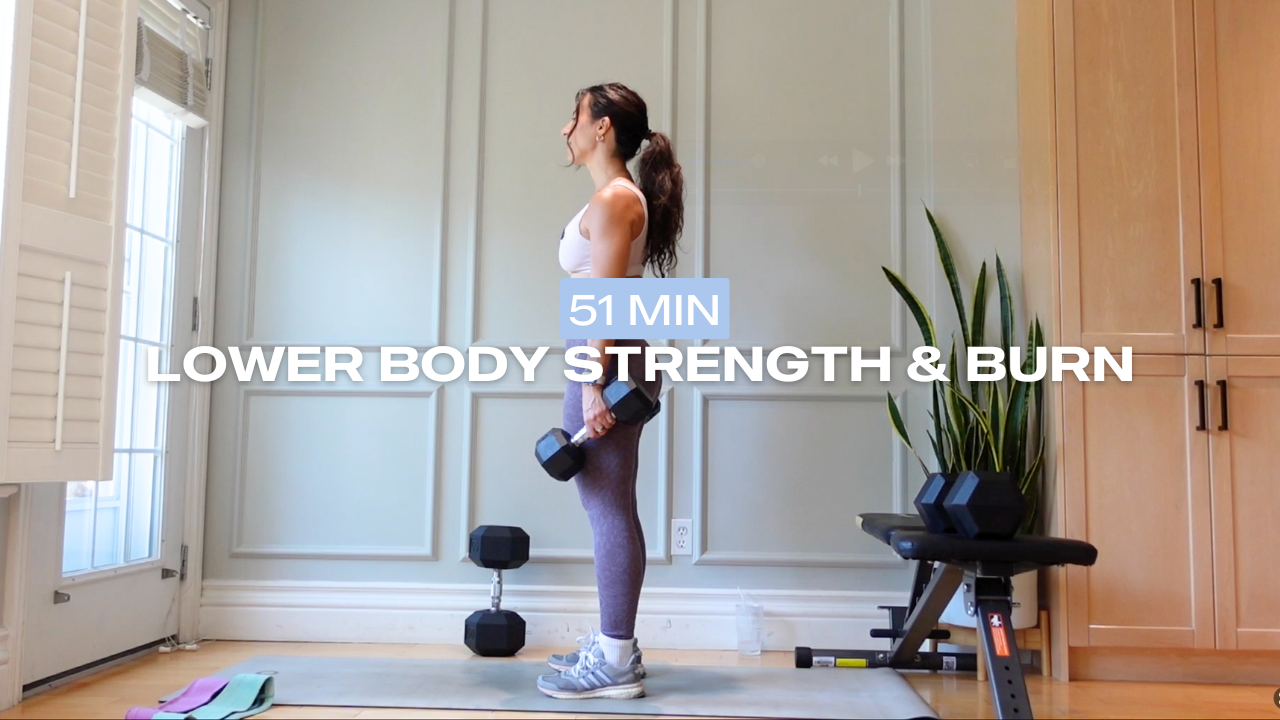 * NEW * 51 Min Lower Body Strength & Burn