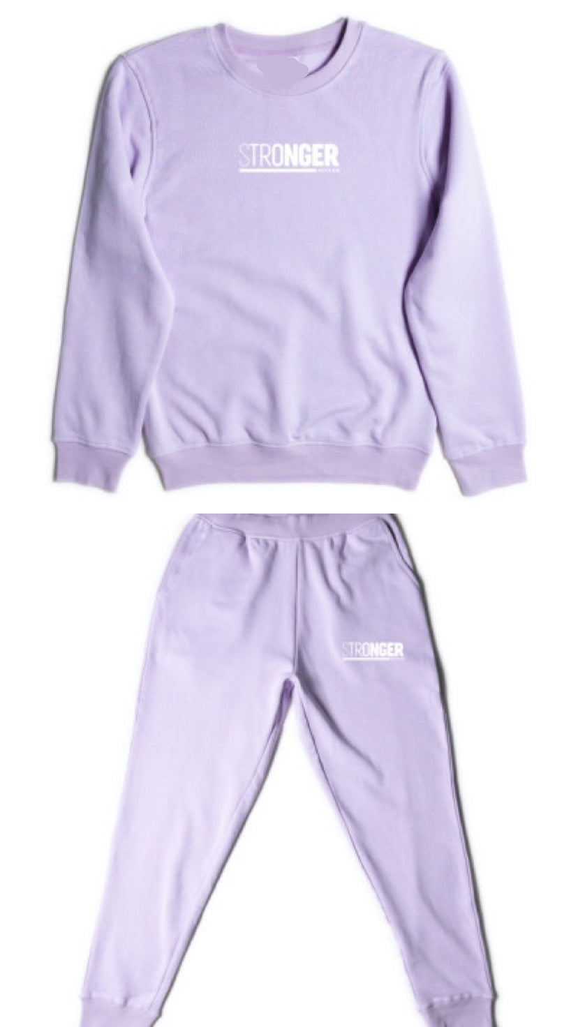 Lilac SWKMESSENTIALS Super Soft Crewneck