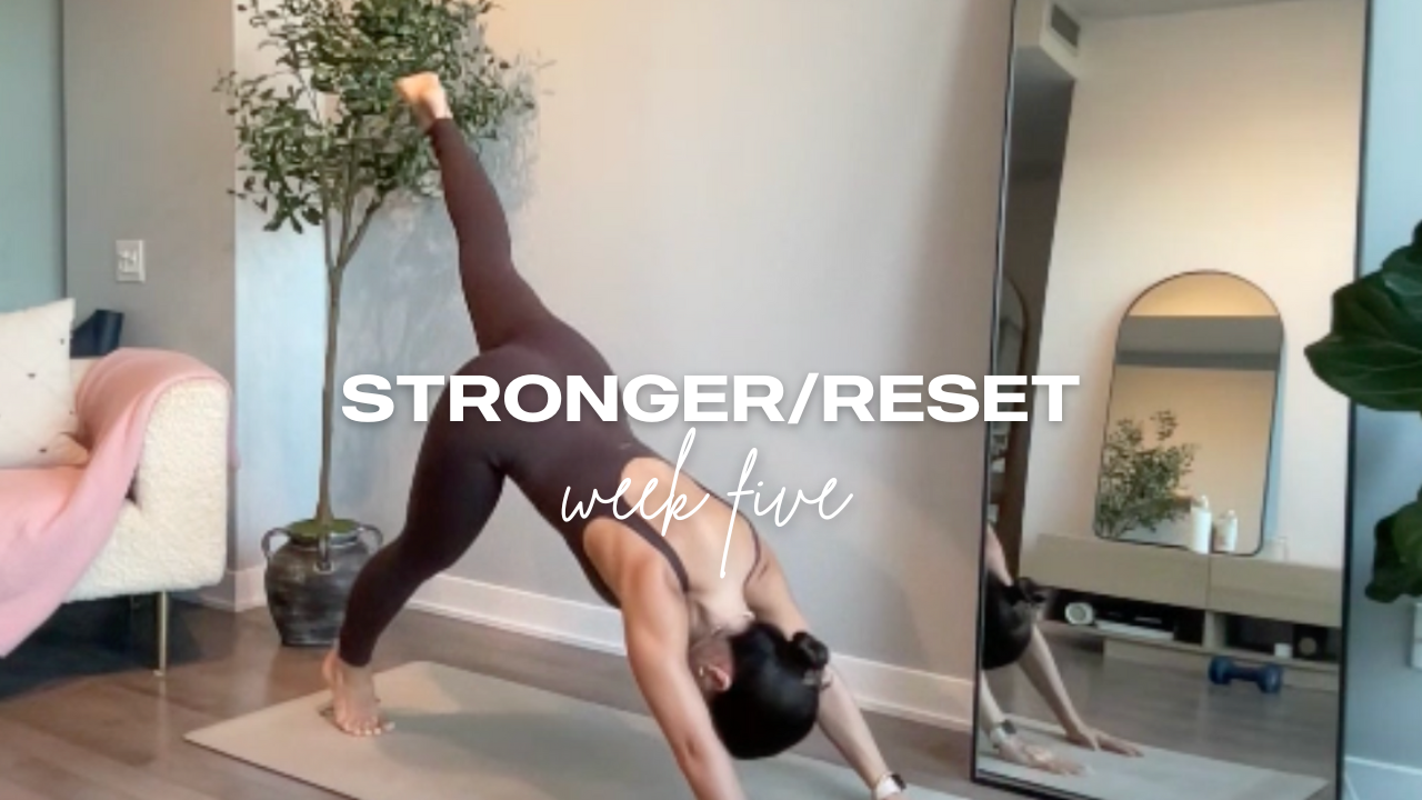 20 Min Full Body Stretching & Mobility Reset // STRONGER/RESET - Week Five