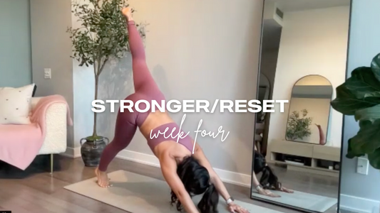 20 Min Full Body Stretching and Mobility Flow // STRONGER/RESET - Week Four