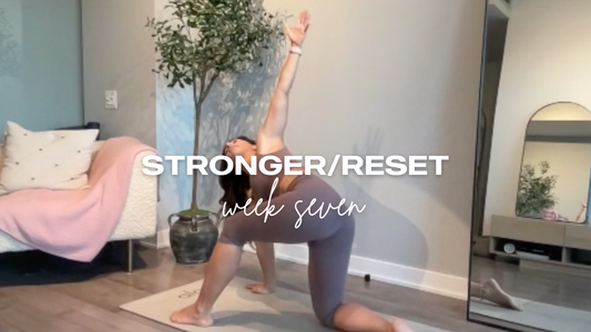 22 Min Full Body Stretching & Mobility Reset Flow // STRONGER/RESET - Week Seven