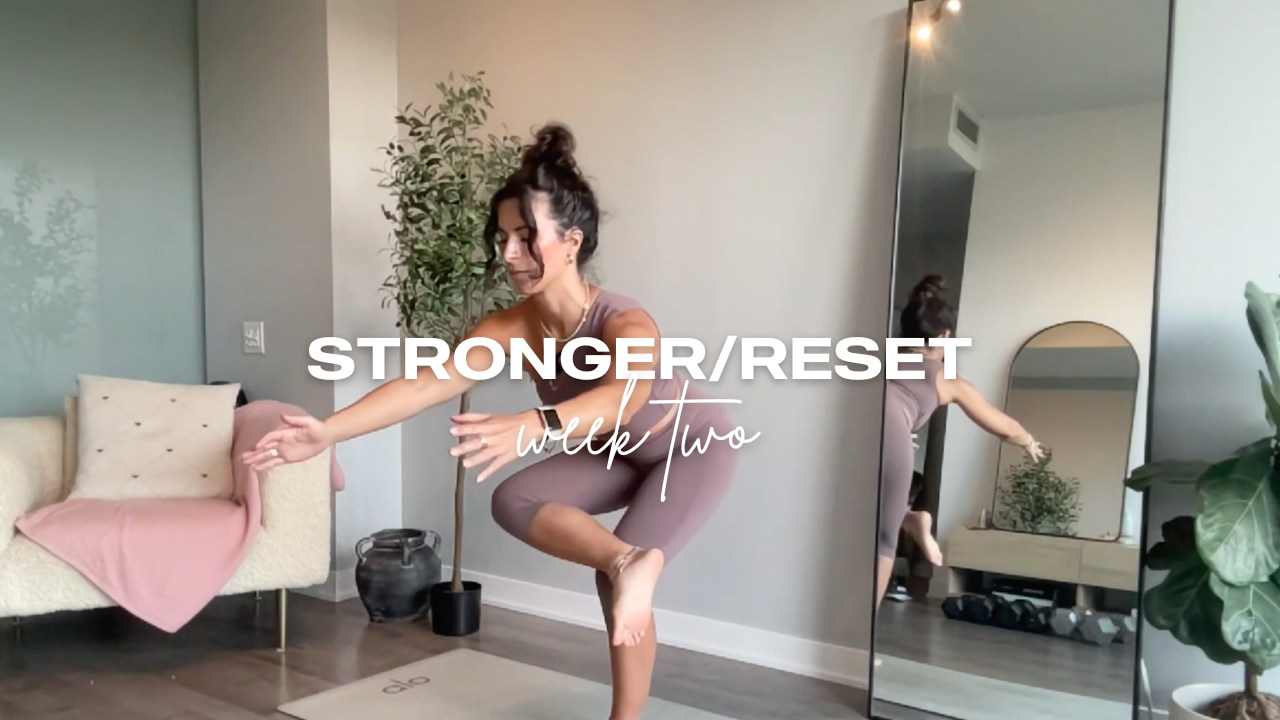 25 Min Full Body Stretching & Mobility Reset // STRONGERRESET - Week Two