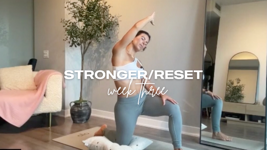 20 Min Full Body Stretch & Mobility Reset // STRONGER/RESET - Week Three