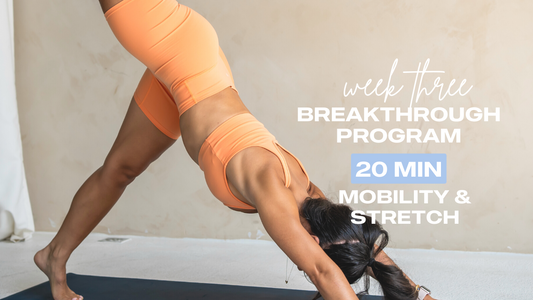 20 Min Full Body Mobility and Stretch // Breakthrough Program - Week Three