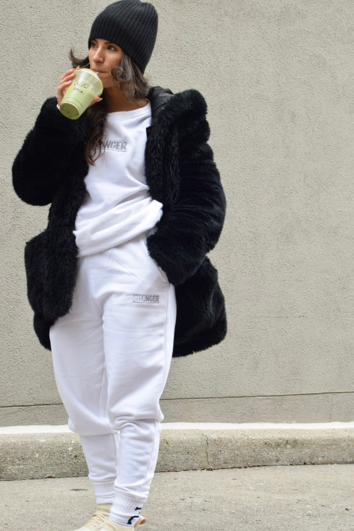 Winter White SWKMESSENTIALS Super Soft Sweatpant