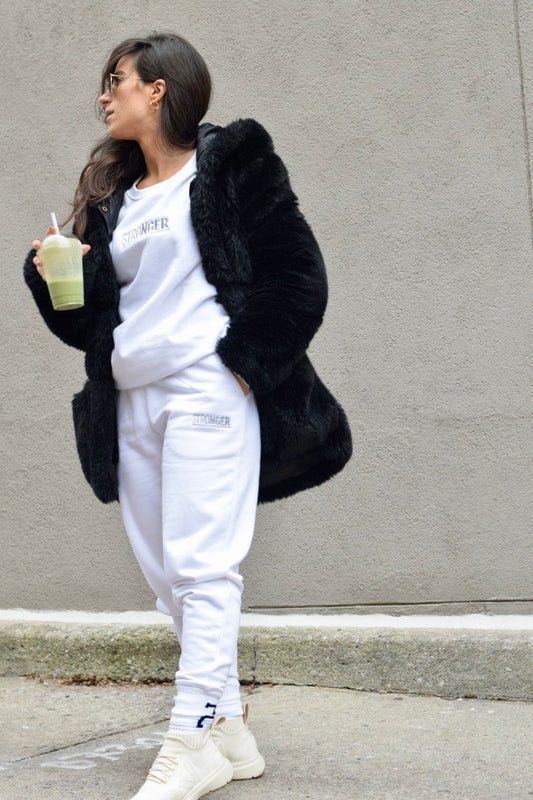 Winter White SWKMESSENTIALS Super Soft Sweatpant