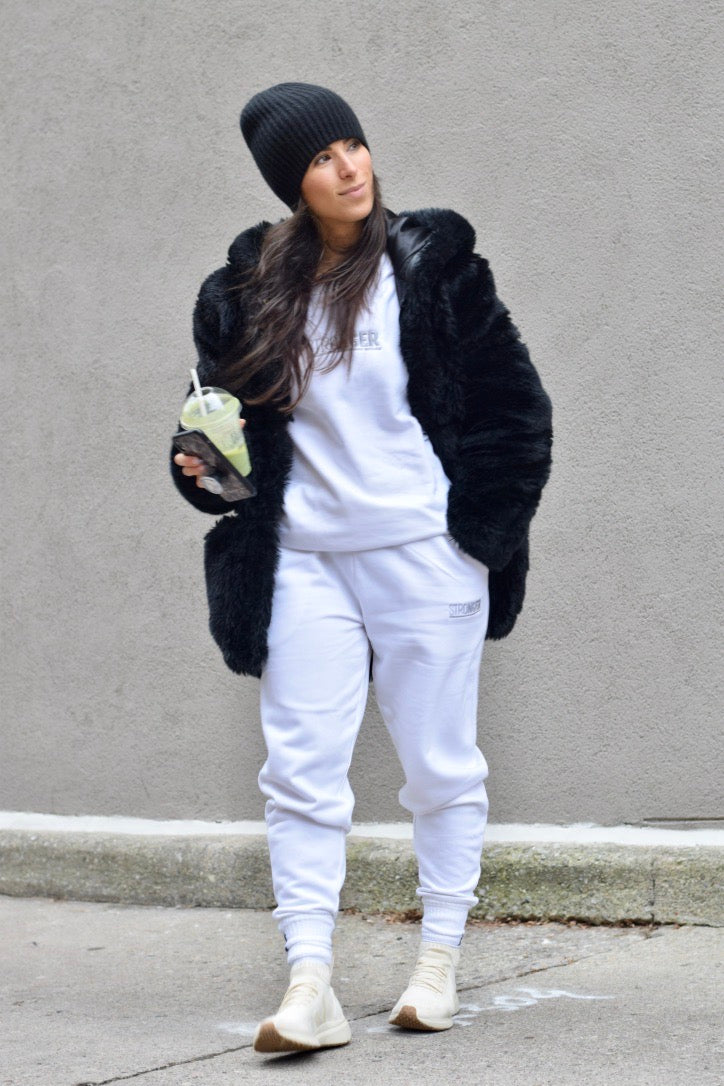 Winter White SWKMESSENTIALS Super Soft Sweatpant